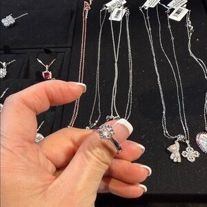 Elegant Silver Diamond Ring
